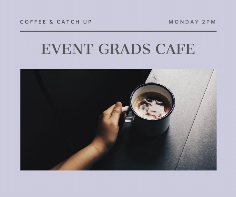 clem_crowther's tweet photo. Iβm super excited to be joining the team for our very first @eventgradstweet cafe shortly!! πππ last minute callers head to our Facebook group for more details! #eventprofs #eventsgrads #students #graduates πππ
https://t.co/jy9QlEjKig https://t.co/fd6slEjtgG