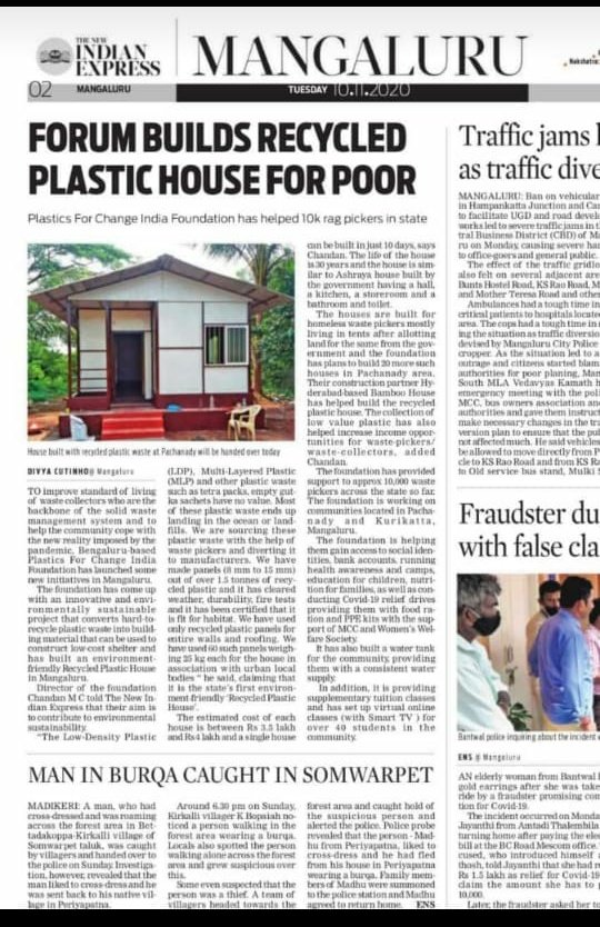 Inflicting experimental tech on the poor seems to be a favorite philanthropic hobby. Recycled Plastics as a building material is a bad bad idea! Plastics leach chemicals throughout their life time and such homes are a major fire hazard. @Plastics4change #FalseSolution