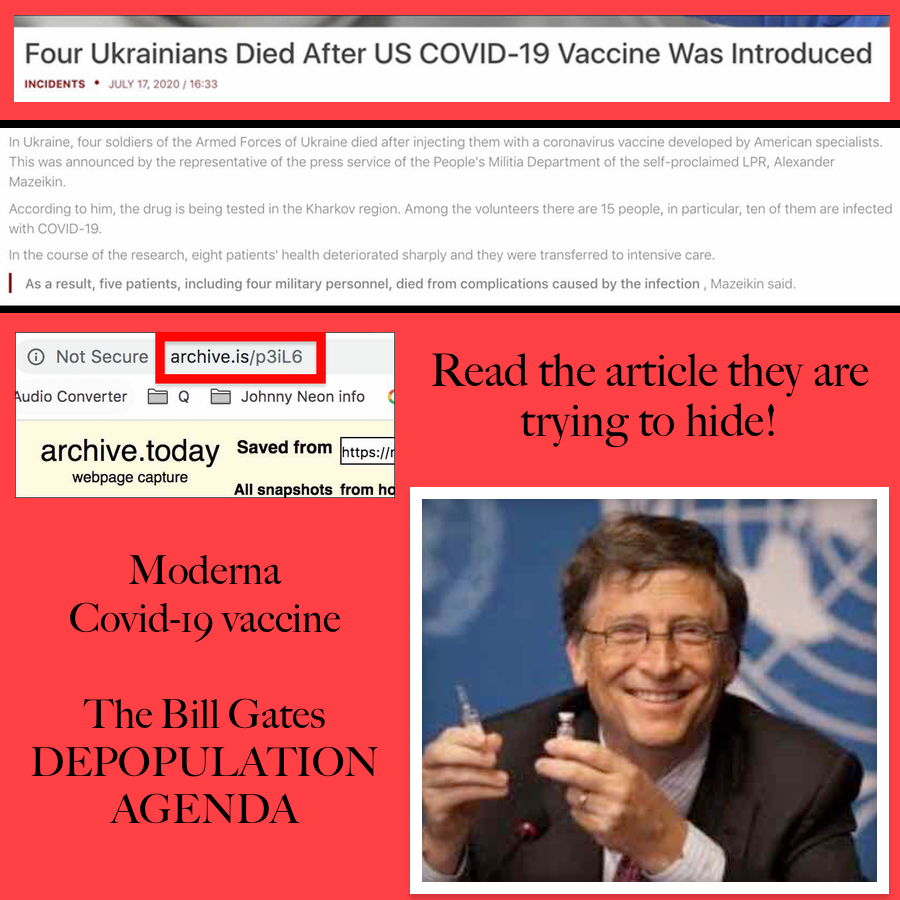 #Moderna  #modernavaccine had disastrous outcomes in their initial studies; so much that the article was stripped from the internet... BUT NOT BEFORE THE ANONS ARCHIVED IT!