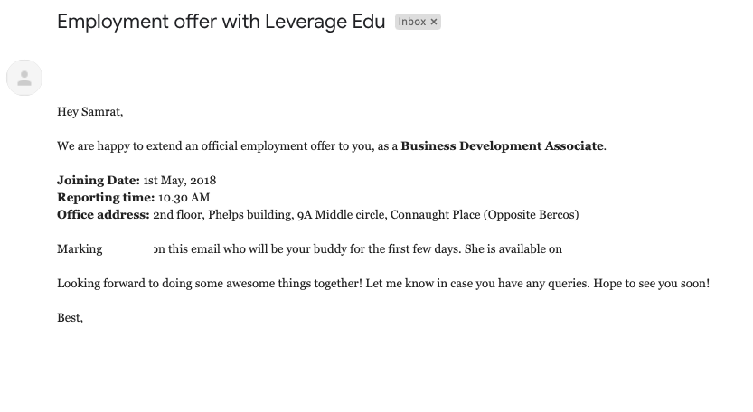 1st May 2018, I joined Leverage Edu straight after graduating out of  @VIT_univ. I hail from a relatively small town (Bankura in WB) and to have the opportunity to work under  @Akshay001's inspiring leadership was a no-brainer & New Delhi, a dream come true.
