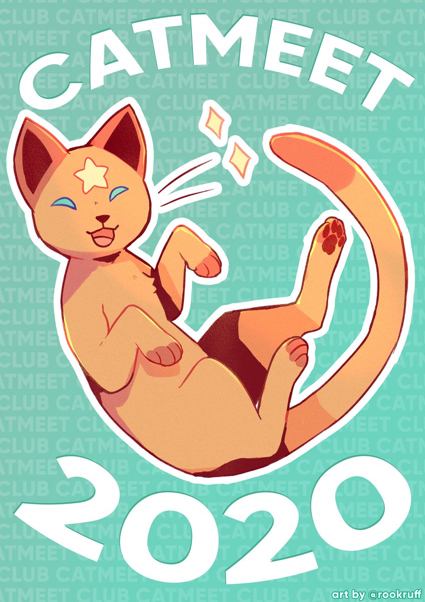 HollyAndThorn's tweet image. Our CATMEET 2020 discord opens up THIS THURSDAY (19th), and we&apos;ll be announcing our schedule too, with events running Friday to Sunday!

Panel talks, art trades, gaming sessions and more - See you there! 

This year our wonderful poster art was drawn by @rookruff 🐾
#CATMEET2020