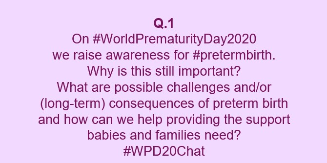 gfcni_newborn's tweet photo. Question 1 #WPD20Chat #pretermbirth #WorldPrematurityDay2020 https://t.co/GBUoE5ce3j