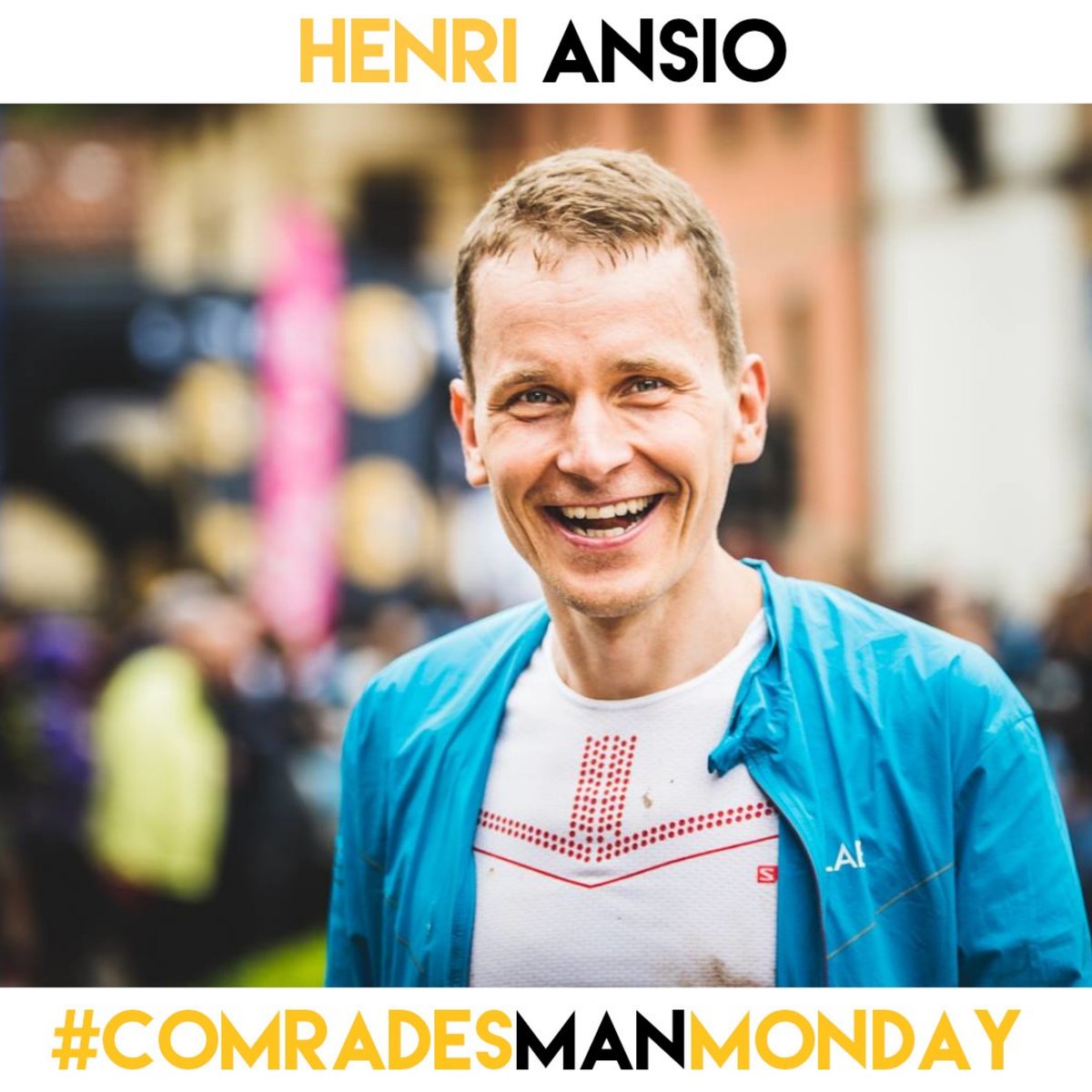 ComradesRace's tweet image. #ManMonday Henri Ansio 🇫🇮

Last year, Ansio was the first Finn to ever win Comrades Gold. On his first attempt, he finished 7th, in a time of 05:45:29 . This placing also made him the fastest European Male in the 2019 @ComradesRace 🏅🏃‍♂️🥳🇫🇮

#Finland #ComradesManMonday