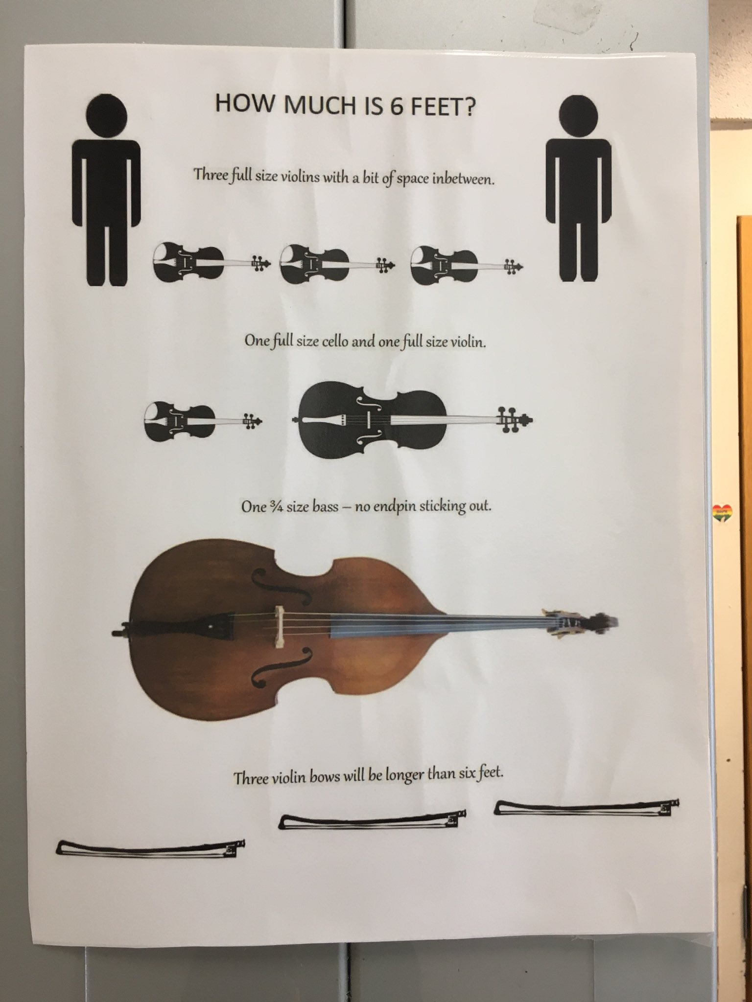 Ligon Orchestras on Twitter "Stay the bass away from me! In orchestra