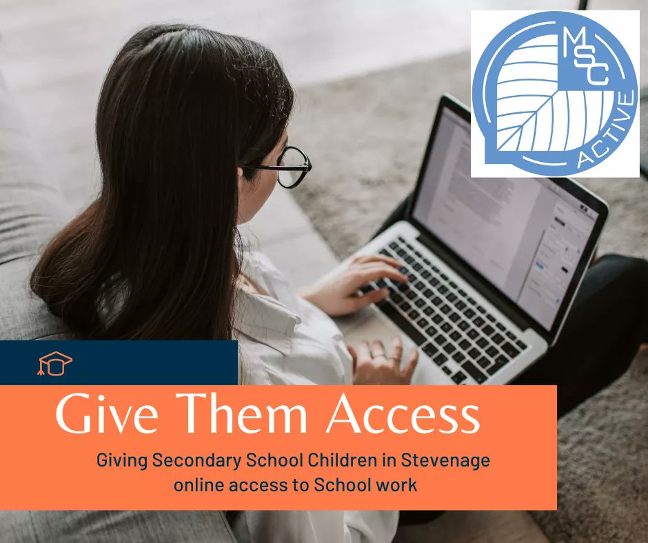 Tonight at 6pm we are launching our new Community focused project. This has been created to help secondary school students around Stevenage get access to school work. Please come back and see how you can help!