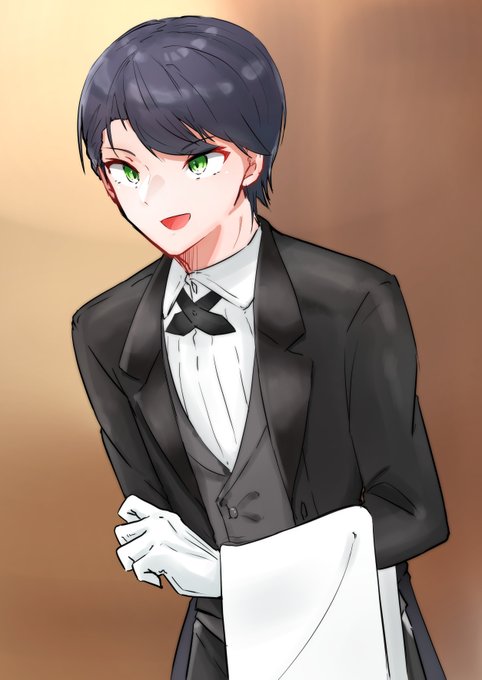 ここの剣持の髪型 執事服に合うと思うの レッグのイラスト ここの剣持の髪型 執事服に合うと思うの レッグのイラスト