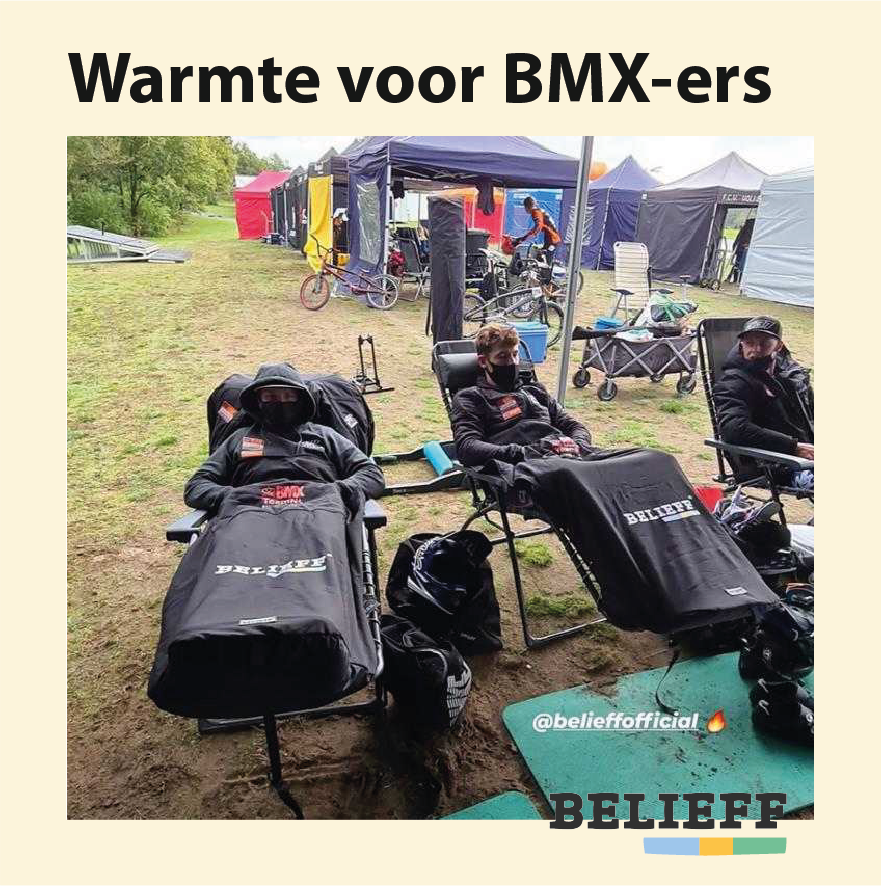 Belieff2014's tweet photo. 🔥 Warmte voor de BMX racers van Team NL! In samenwerking met @BMX24SEVENCOM  

🇳🇱 Inmiddels maken de 12 toprijders van het Nederlands team van BMX gebruik van de Belieff dekens om warm te blijven tussen de wedstrijden door.

#knwu #bmx #warm #wielersport #belieff https://t.co/gn3B7ZTfl9