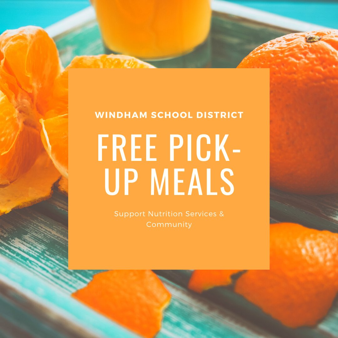 NutritionWSD's tweet photo. Free Meals for Remote Learning Students too!  Check Out https://t.co/bDNDttXRSN for all the Details!😃 @windhamsd @WHSJaguars @WindhamNHMS @CenterWindham @GoldenBrookWSD https://t.co/HmijzEg5Ux