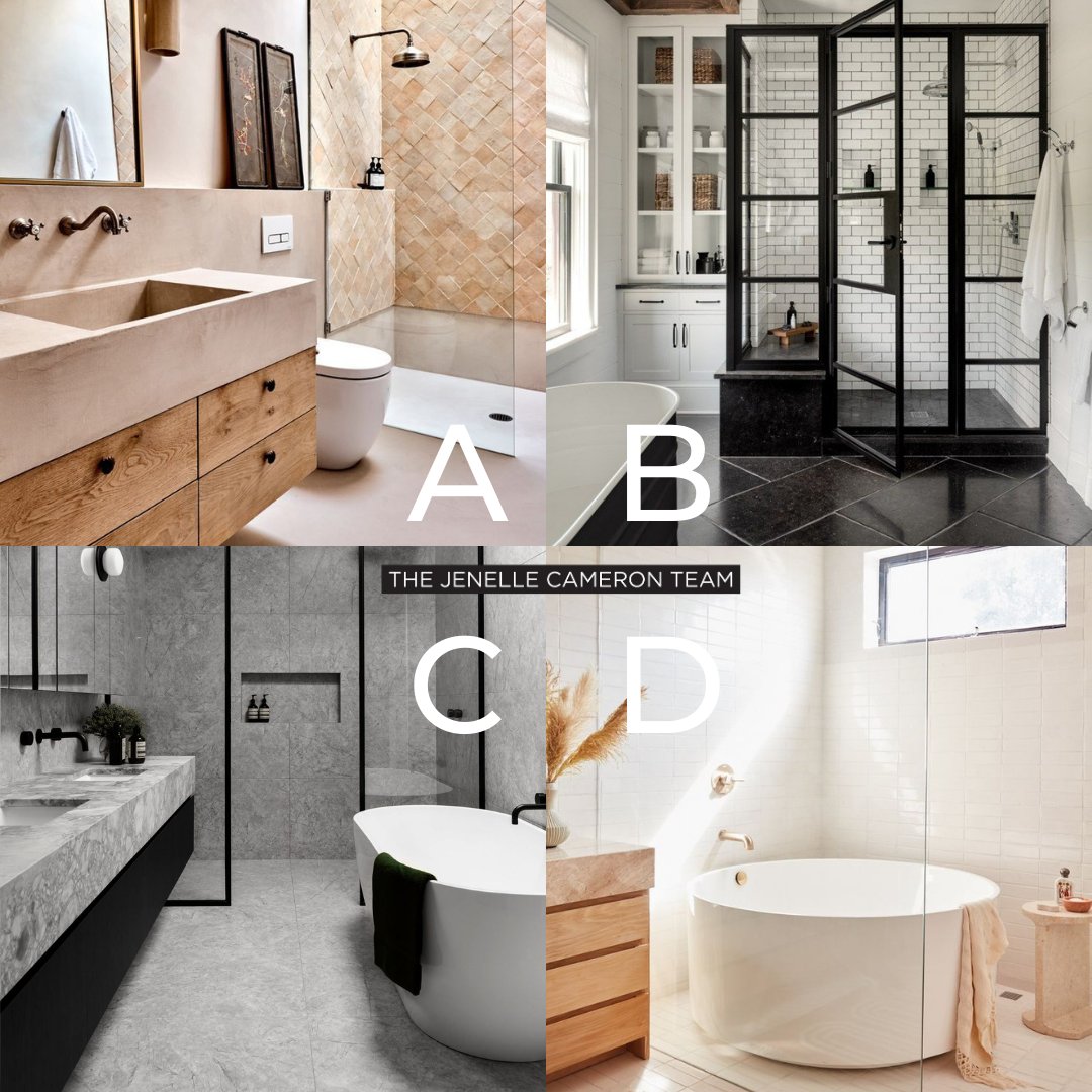 Jenelle_Cameron's tweet photo. #ABCDMONDAY! π Tell us in the comments, which of the #bathroom #interiordesigns best fit your style?! π π«
π #JenelleCameronTeam
#ABCD #poll #fall #fall2020 #autumn #falldecor #homedecor #bathroomdecor #interiordesign #interiors #bathroomstyle #bohostyle #bathroominteriors https://t.co/PjXn17MeEf