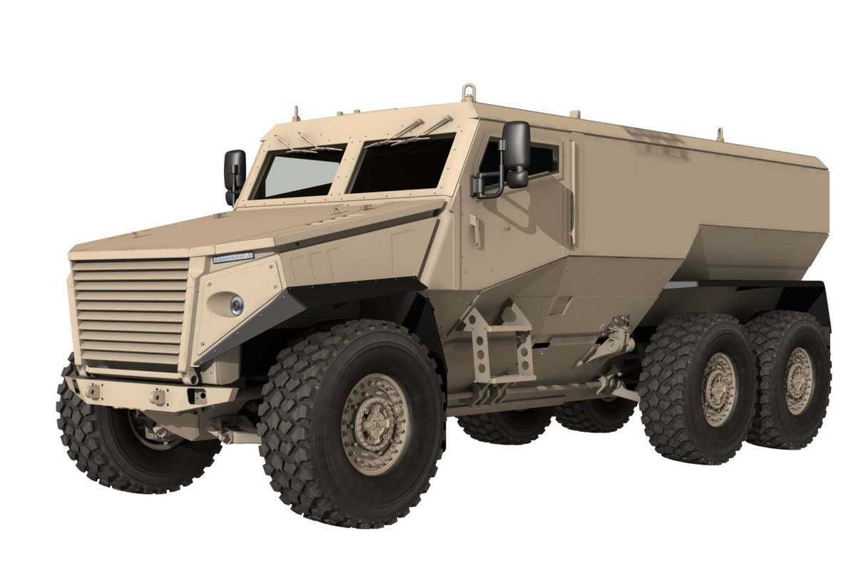  @gduknews developed a comprehensive family of Foxhounds including a 6x6 trooping carrier, Command & Liaison, Logistics and Recce variants. Like Boxer, Foxhound is highly modular, so switching between variants is a piece of cake.