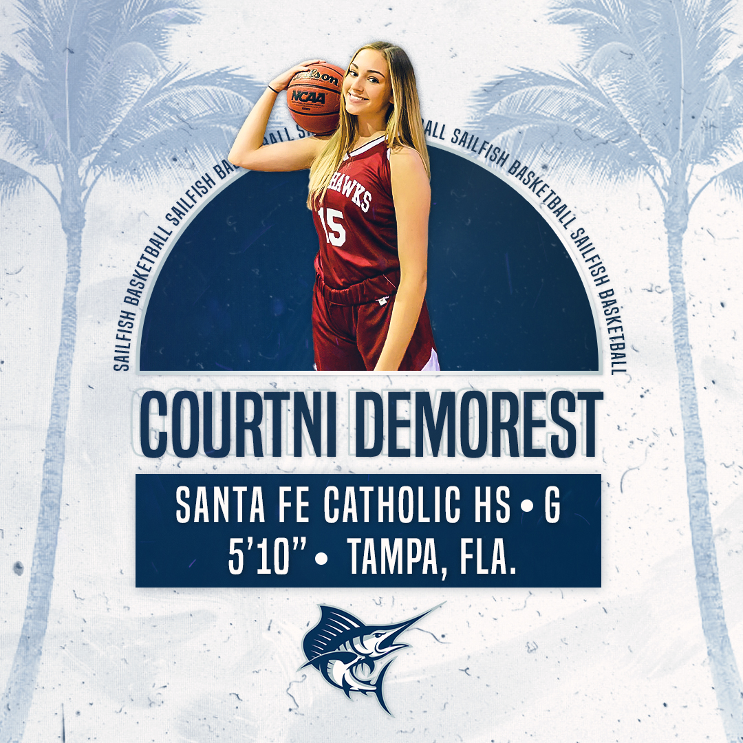 SailfishWBB's tweet photo. Excited to welcome Courtni Demorest to our Sailfish Family! 😎🌴✝️

✍️@courtnidemorest

#FEARtheFISH // GROW 💙 GRIND 😤 GRADUATE 🎓 https://t.co/6yRyaPmJC0