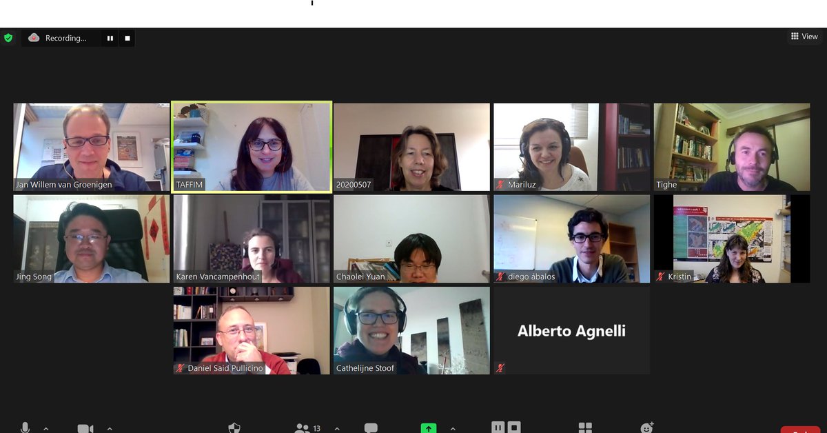 A very productive &amp; enjoyable meeting today with (almost) all our Associate Editors (incl. <a href="/CorneliaRumpel/">Cornelia Rumpel</a>, <a href="/MLCayuela/">MariaLuzCayuela</a>, <a href="/MattKTighe/">Matt Tighe</a>, <a href="/k_oron/">Dr. Karen Vancampenhout 🦋</a>, <a href="/KristinPiikki/">Kristin Piikki</a>, @dr_firelady), our publisher <a href="/maritaffi/">marianna taffi</a> and Editors-in-Chief <a href="/DSaidPullicino/">Daniel Said Pullicino</a> &amp; @JWvanGroenigen to discuss journal policy.