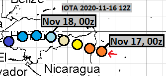 elioestracks's tweet photo. After skipping three model cycles, these are from November 16, 12Z (part 1: #Iota #Kappa #33L #Lambda) https://t.co/5uWJFUxJSy