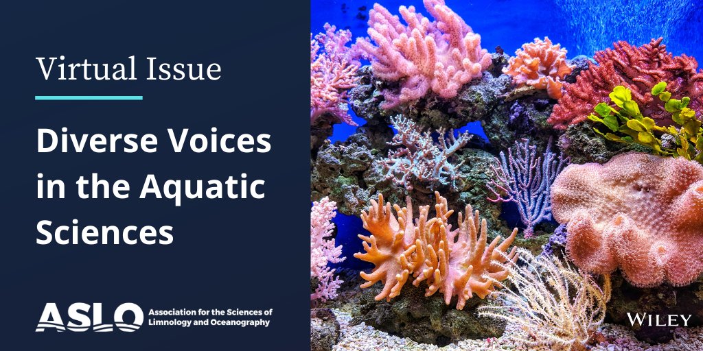 NEW Virtual Issue: 'Diverse Voices in Aquatic Sciences' from #ASLO_Bulletin explores issues of #Diversity, #Equity and #Inclusion in #aquaticscience. Don't miss this special #freeaccess collection. More hot-off-the-press articles will be added soon! bit.ly/ASLODEIVI