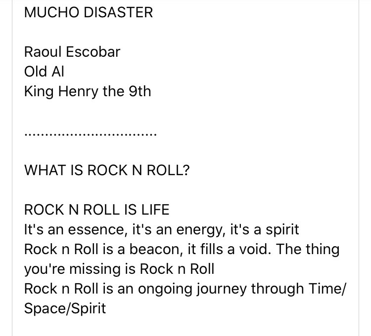 MuchoDisaster's tweet photo. Rock n Roll is Life https://t.co/KtRi52hDGH