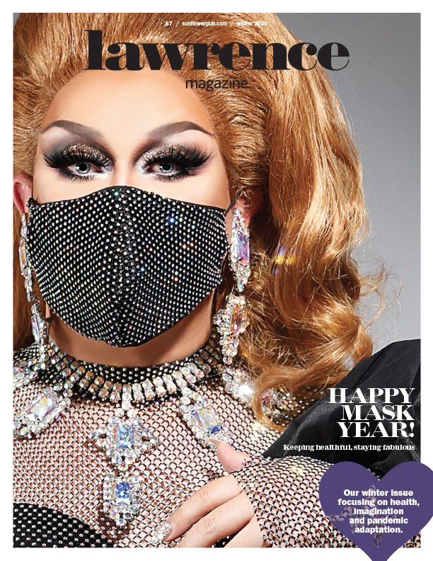 lawrencemag's tweet photo. Twitter is talking about "strong men."
Here's ours for the Lawrence Magazine winter cover.
Real, strong men wear masks. https://t.co/kqDqS75LpA