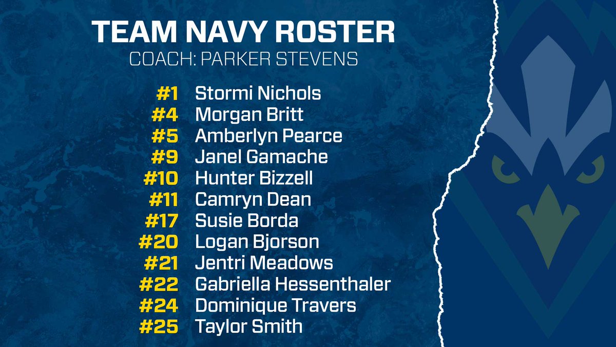 UNCWsoftball's tweet photo. NEWS | The annual Navy-Teal World Series is set for this weekend, so let's take a look at the rosters

📝https://t.co/FOCQmwLEHp

#HawkYeah https://t.co/fm0H9WREV4
