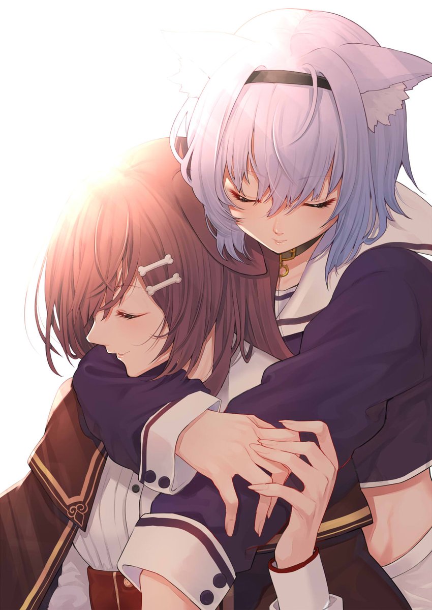 おかころです 
#皆さん線画と塗った後を見せてください 