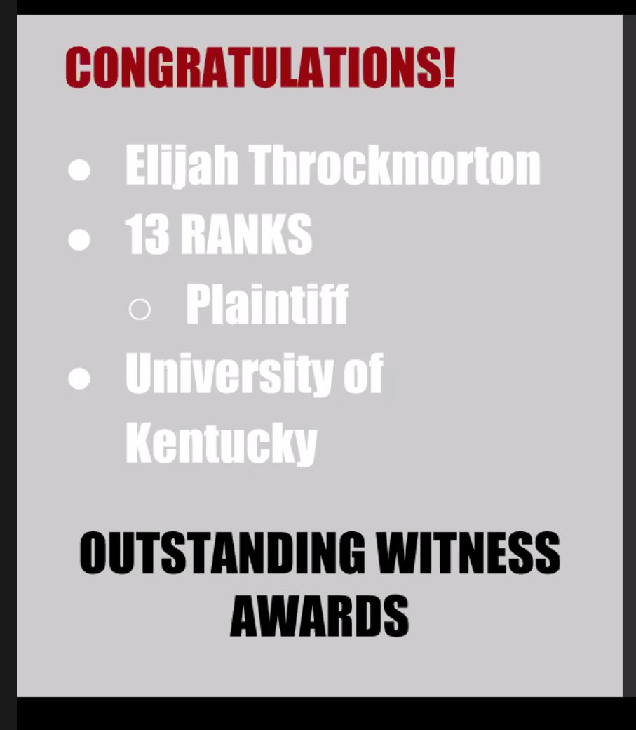 Special shout-out to four of our members who won individual awards this weekend! We are so proud of each and every one of you!
