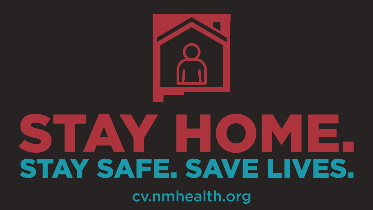 Please, stay home as much as possible. Together we can slow the spread of #COVID19. #ProtectNM #StayhomeSaveLives