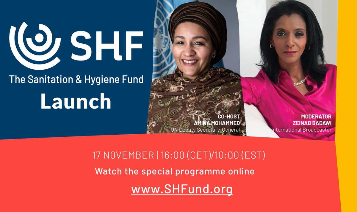 SHFund__'s tweet photo. You have five minutes to get ready for the launch of the @SHFund!

Join the moderator @TheZeinabBadawi and our key speakers including:
@AminaJMohammed
@ProfOsinbajo
@SHFchief
@UNICEFchief
@ZsuzsannaJakab
@UNOPS Executive Director
@IFADPresident
@Abenmire

Don't miss #SHFLaunch https://t.co/sorTh8baS8