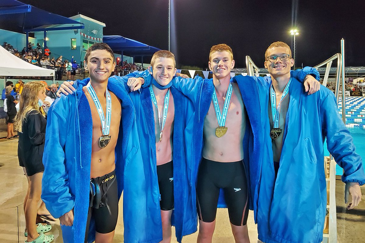 JesuitTampaFL's tweet photo. It was a historic Saturday night in Stuart for Jesuit swimming, which captured its 3rd State title in the past 4 years! Read about all of the Tigers' championship swims and view a photo slideshow at the link below. 

#AMDG l #JesuitSwimming l #Dynasty 

https://t.co/MZBIJAZM0n https://t.co/CAEzoT4s7u