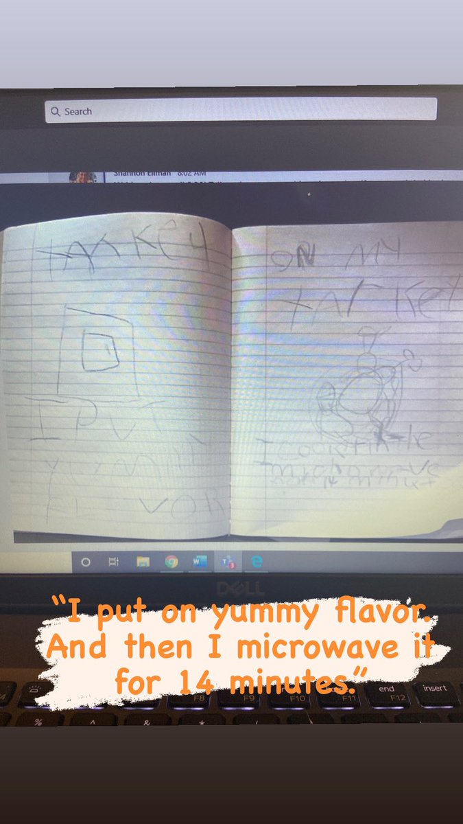 MissEllman's tweet image. How to cook a turkey, according to kindergarteners 😊 #emsproud #weareelks #kindergarten #turkeycooking #howto