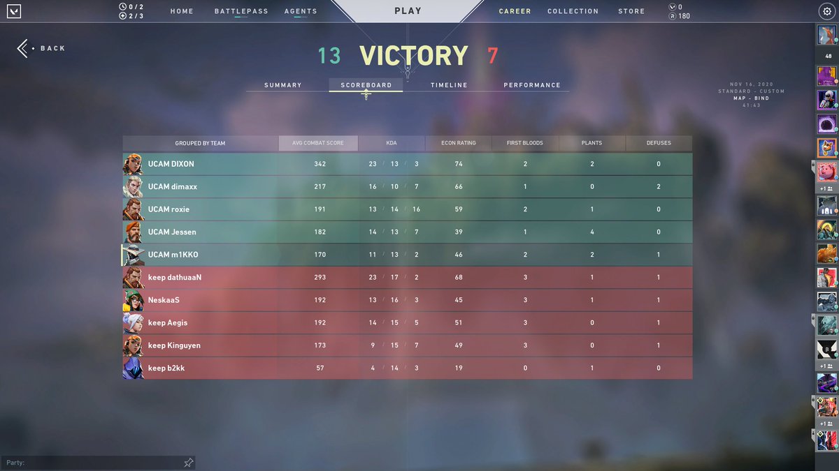 m1KKOgg's tweet photo. Won both games in #FirstStrike 3rd qualifier.
13-10 on Haven vs #GangshitImpact
13-7 on Bind vs #keepYOURskill
Tomorrow we're fighting for the play-ins.
GG's @DIXON10val @JessenVAL @roxieFPS @dimaxvlrt
#GoUCAM https://t.co/rqF8Eat5Ac