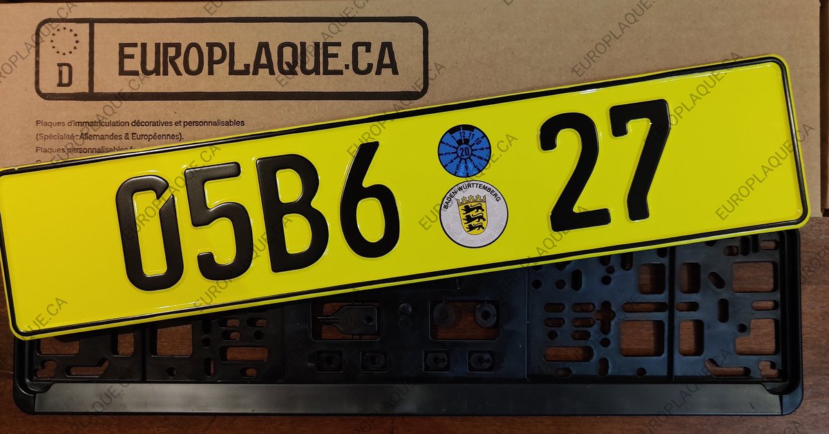 Europlaque1's tweet photo. #europlaque #europlates #customcarplate #blackonyellow #jaune #customisedplate #caraccessories #cargram #carshowplaque #cardealer #carcare #cardecoration #customplatescanada #plaquepersonnalisée #plaquecustom #plaque #cadeaupersonnalisé #customisedgift https://t.co/xiCuujmZYQ