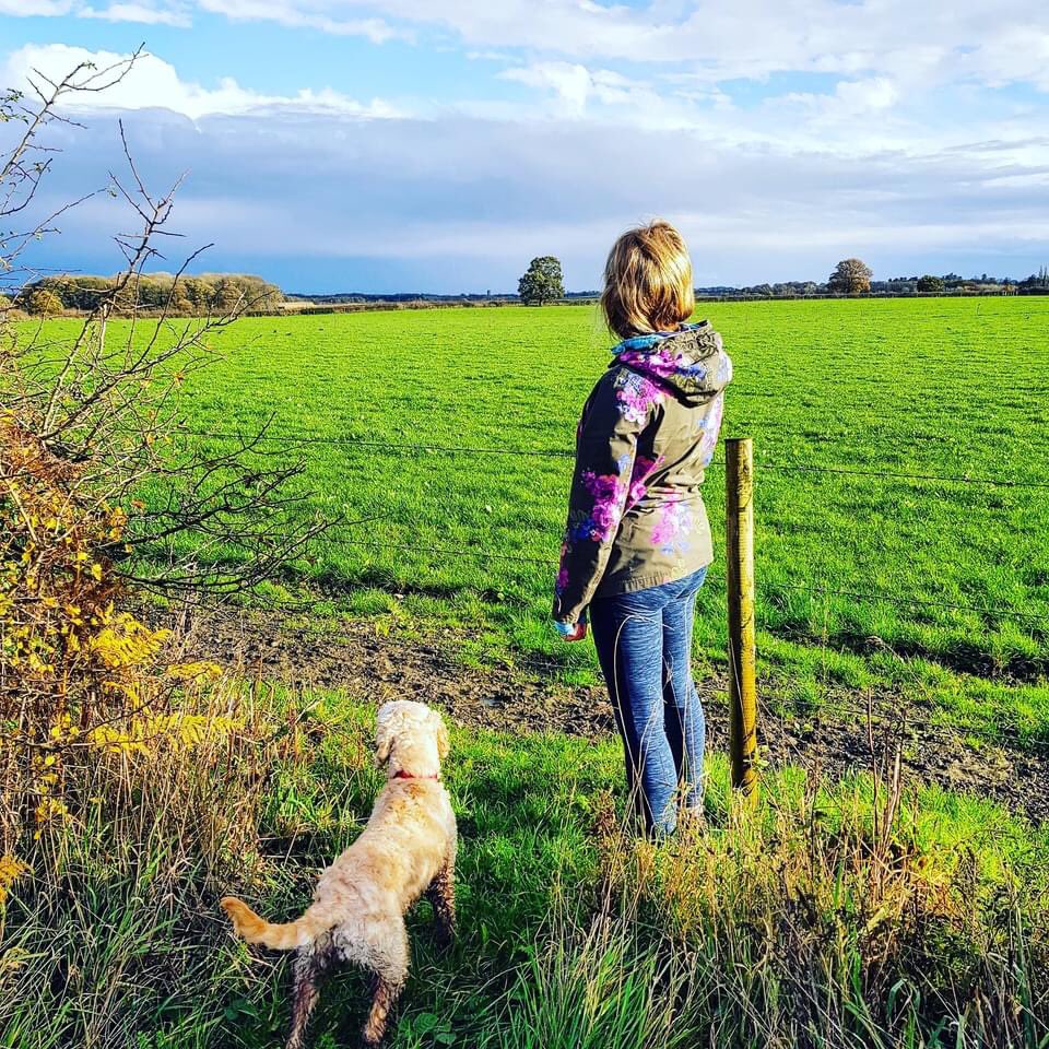 bct_online's tweet photo. One of the big bonuses of #virtualtraining and #workingfromhome is that I can be sat at my desk training in the morning and walking my dog around the farm in the afternoon.

@SelfCareForum 

 #selfcareweek #selfcareforlife #greenexercise https://t.co/RQUc4ClPo4