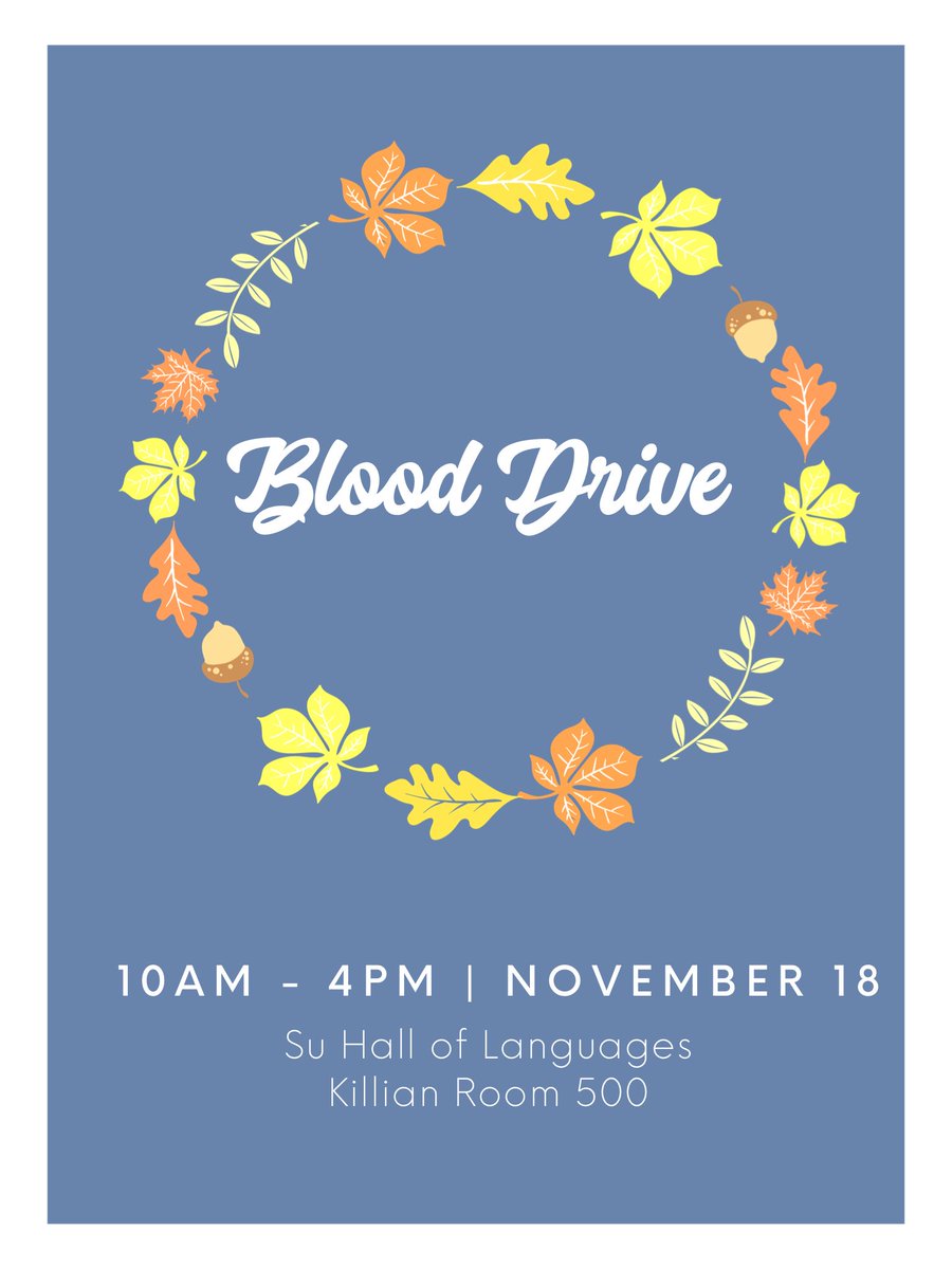 arccsu's tweet photo. Last blood drive of the semester! Schedule your appointment through the link in our bio!! https://t.co/46tqEOcmOO
