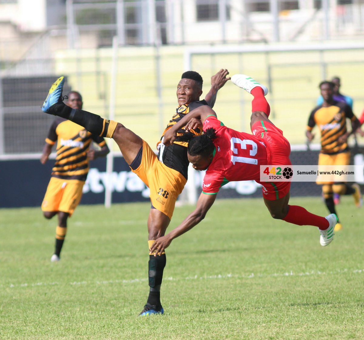 bigmuello's tweet photo. Survival of the fittest! #GPLReturns
@AshantiGoldSC_ @KarelaUtd_FC @GhanaLeague @442GH https://t.co/a1Hw4gce12