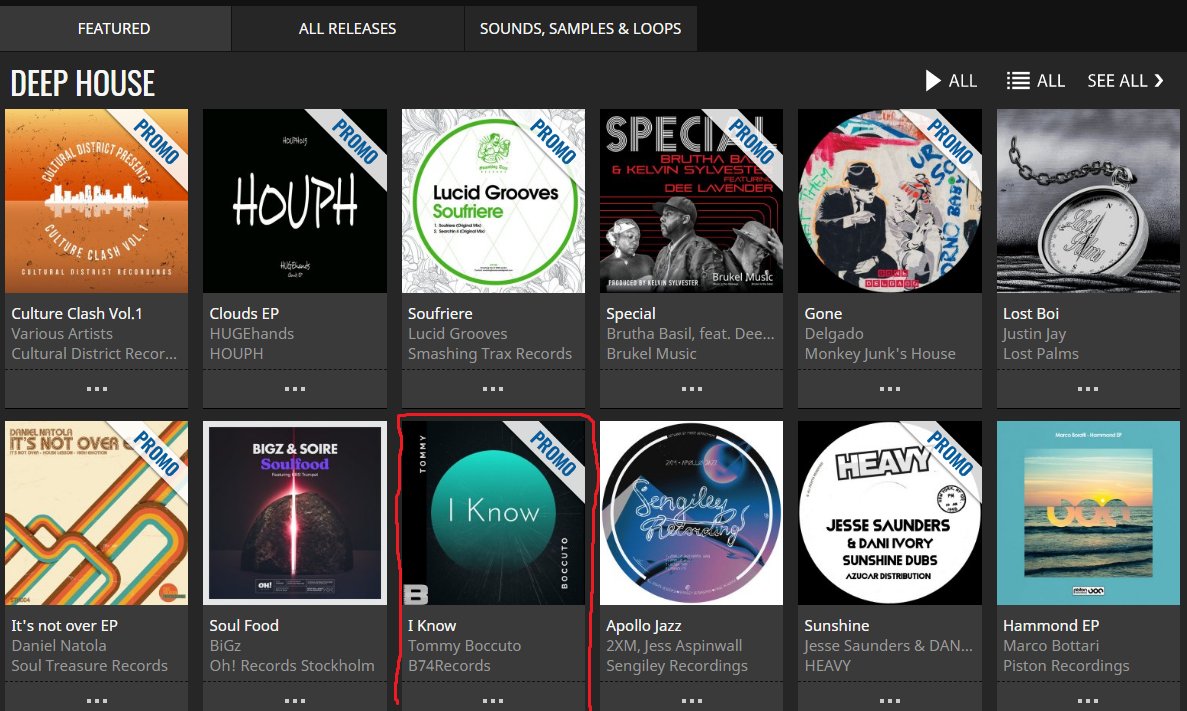 🚨FEATURED ON <a href="/traxsource/">Traxsource</a>  DEEP HOUSE🚨
Thanks for support💙
Label <a href="/b74records/">B74Records</a> 
Listen &amp; Buy : traxsource.com/title/1459839/…