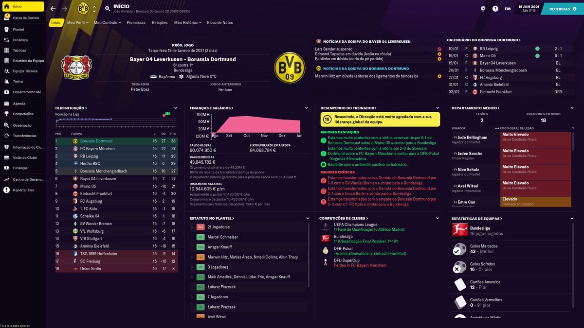 Jofrik99's tweet photo. ESTAMOS ON ! 

SAVE BETA DORTMUND 🟡⚫️ !beta Preparar treinos, nova táctica?🤔

https://t.co/z6DKmQ6tEJ 👈⚽️🔥

!comandos !sons !streamtarget !savedia24 !fm21

#FM21Beta #FM21 #fm21features https://t.co/vM00wywCRm