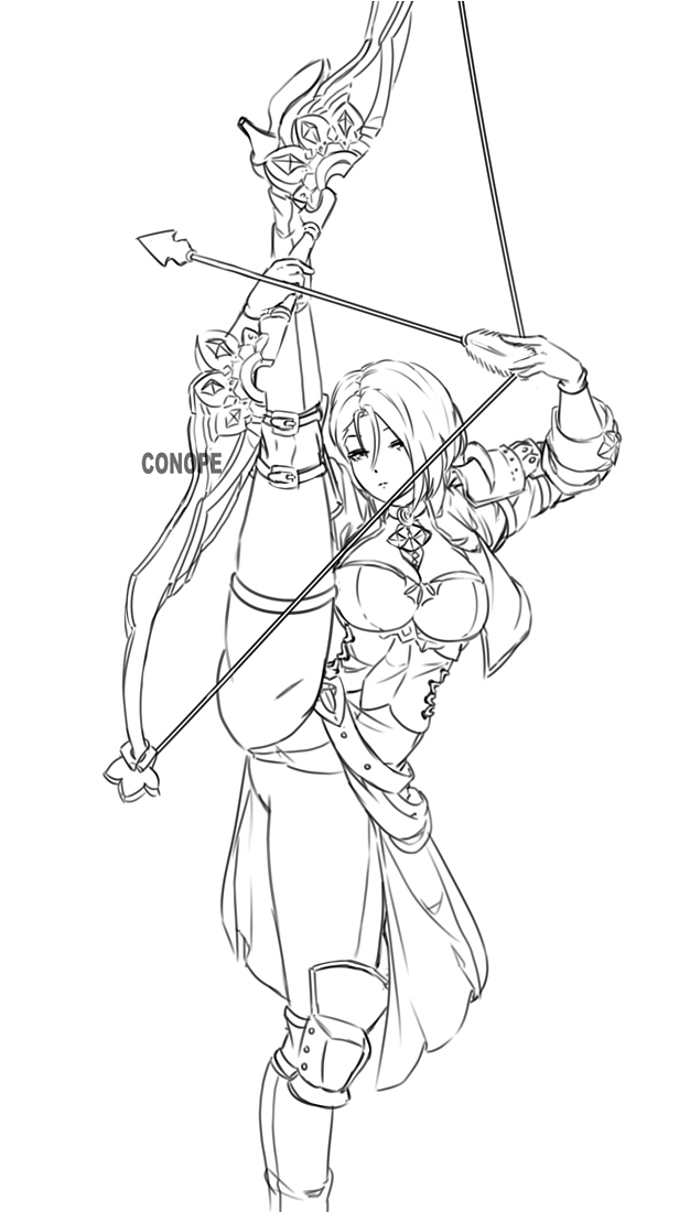 Conope's tweet photo. RT appreciated!
#皆さん線画と塗った後を見せてください 
Just Shamir 🏹 https://t.co/C7GrvinNJV