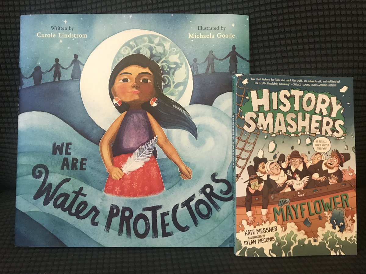 826neworleans's tweet photo. If you are looking to stop perpetuating the narrative of happy Pilgrims and Indians feasting together on the first Thanksgiving,this #weeklyresource can support you. “History Smashers:The Mayflower” by Kate Messner reveals a different story than that which many of us were taught. https://t.co/B2f1G6Glas
