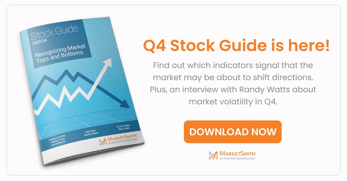 IBDinvestors's tweet photo. In the latest issue of @MarketSmith Stock Guide, @Randy_Watts_ shows you the signs to look for in the market so you can to take decisive action! Go here to read the latest issue! https://t.co/49FhhJvl74 #stockguide #MarketSmith #stocks https://t.co/m0G7gghJ6J