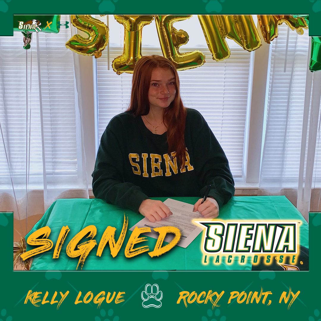 SienaWLax's tweet photo. 🚨 CLASS OF 2⃣0⃣2⃣5⃣🚨

We would like to welcome in our other three signees to our incoming class next year - we are excited to add Grace Dobrzynski, Sarah Irish, and Kelly Logue to our program!

#MarchOn #BigDawgs https://t.co/BBu5Wj2sT7
