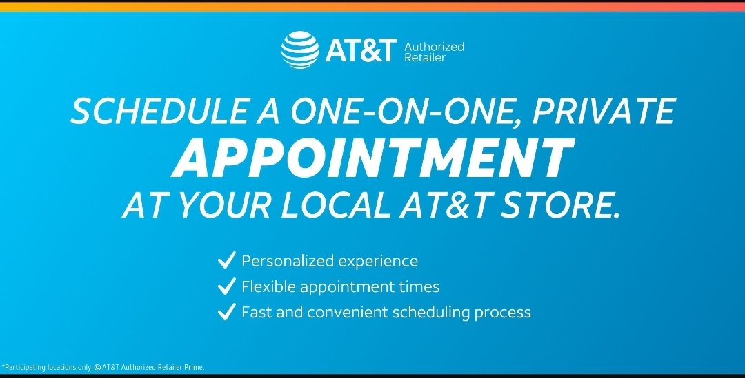 Don't want to wait? Skip the line by using our AT&amp;T VIP service. AT&amp;T VIP allows you to make an appointment with a store representative at your earliest convenience. Visit attvip.com to schedule a one-on-one consultation today!