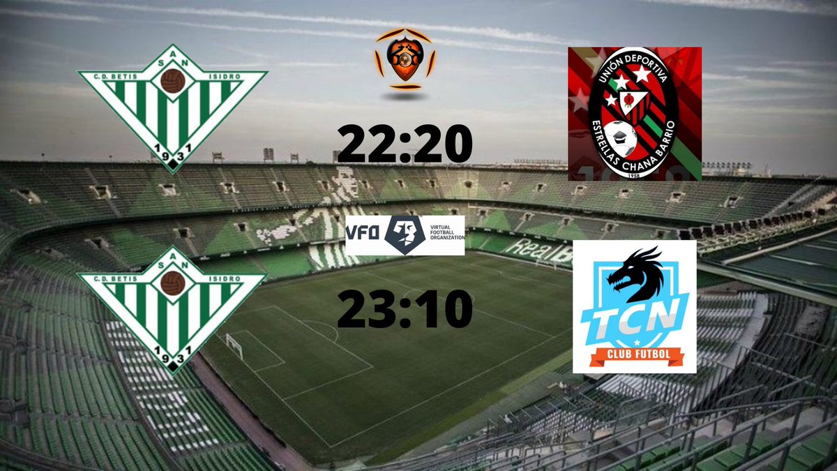 MoNKeYWiki10's tweet photo. Hoy empezamos la temporada en @TopVirtuaLeague y en @VFOspain con muchas ganas e ilusión.

TVL  22:20  vs @UDECHANABARRIO1 
VFO 23:10  vs @TcnVfo 

@Betis_SanIsidro 

link directo:https://t.co/RLzeOpsQQp https://t.co/Vz8RBFLqvl