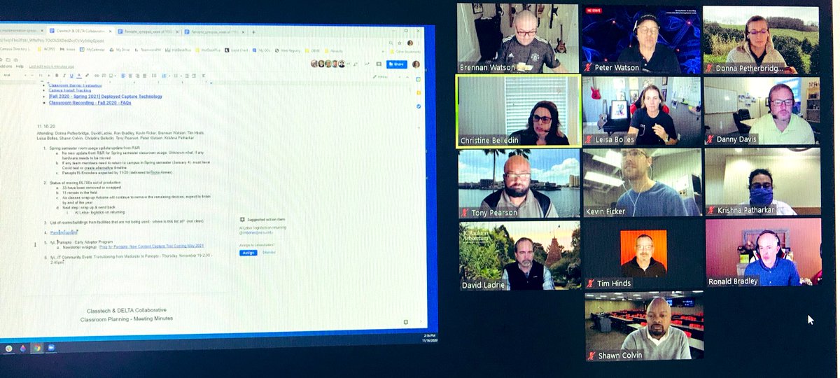 dtpetherncsu's tweet photo. It’s Monday again and the @NCStateOIT #ClassTech and @NCStateDELTA #MPS teams are working hard to have #classrooms ready for spring 2021 as well as plan for a lecture capture transition in May 2021 #TeamworkMakesTheDreamWork https://t.co/hBt7Dpy3g9