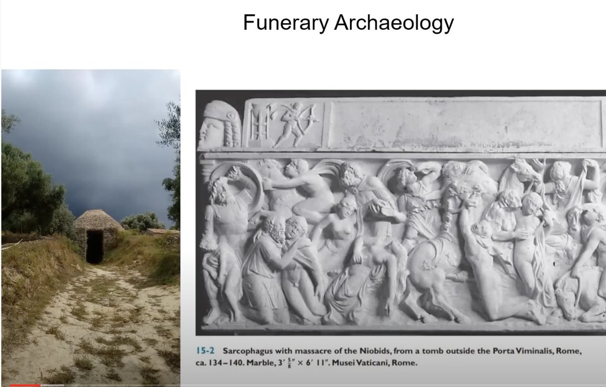 We can tell what settlements did not survive as well depending on what they used to build funerary materials (i.e. if they were built out of more perishable materials).