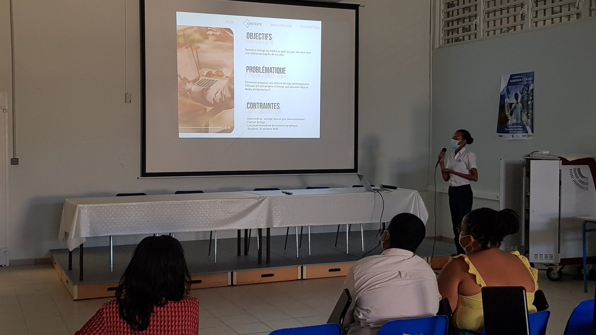 lpovanicet's tweet photo. Présentation de la refonte du logotype de @LuminaTV par nos étudiants de 2ème année DN MADe Graphisme #9720888h #RDVNum20 @acmartinique @lpovanicet #lyceedunumerique https://t.co/ZjV0HgjU8N