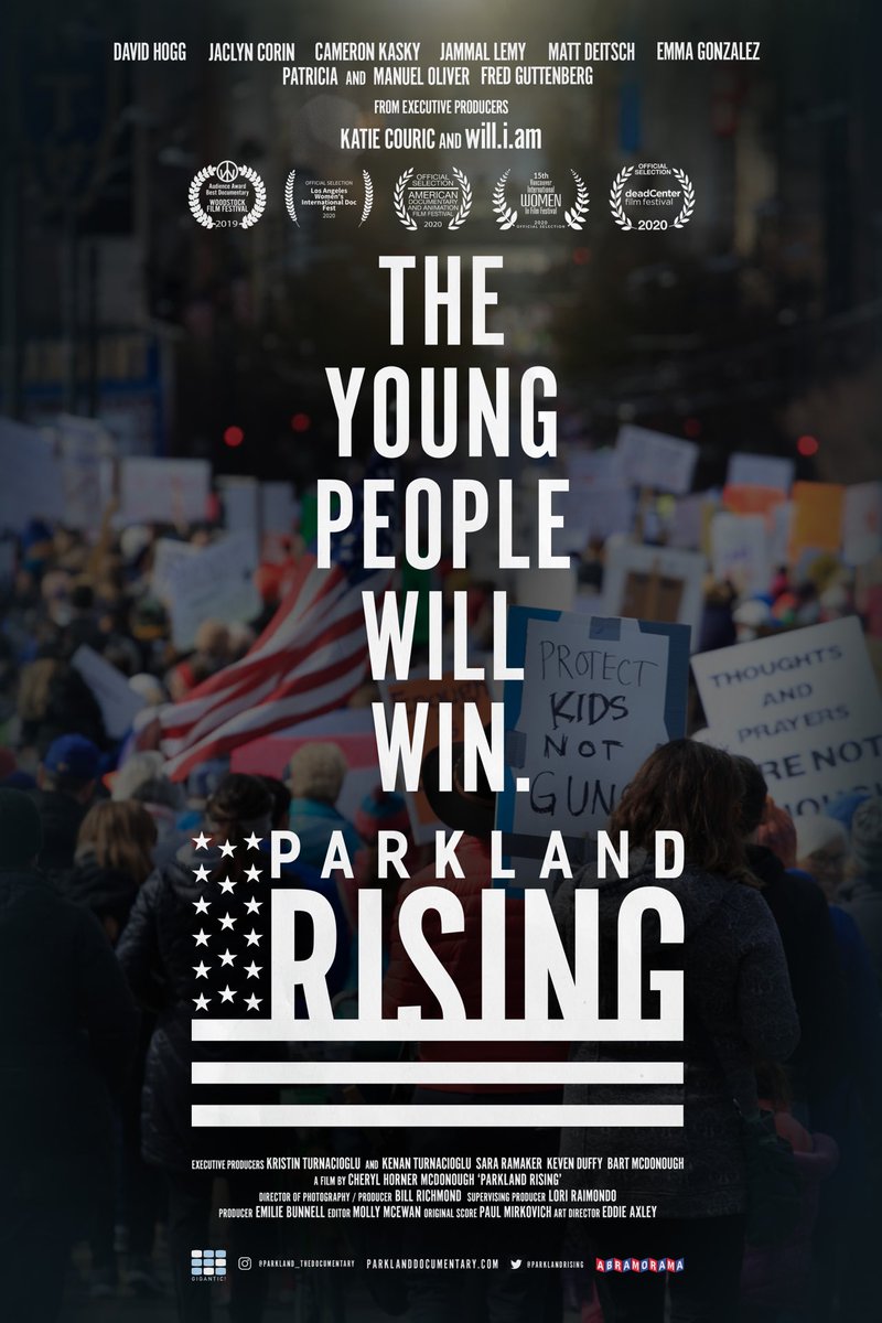 PARKLAND RISING, directed by Cheryl Horner, is screening at JFF2020 - NOV 21, 8:30pm ET. Tickets on sale now! Link in bio. ⁦<a href="/parklandrising/">Parkland Rising</a>⁩