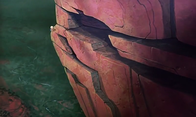 One thing I really love about Rescuers Down Under is how much of the film's awesome scale is shown through its blocking.