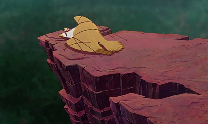 One thing I really love about Rescuers Down Under is how much of the film's awesome scale is shown through its blocking.