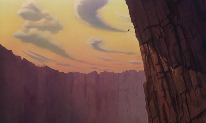 One thing I really love about Rescuers Down Under is how much of the film's awesome scale is shown through its blocking.