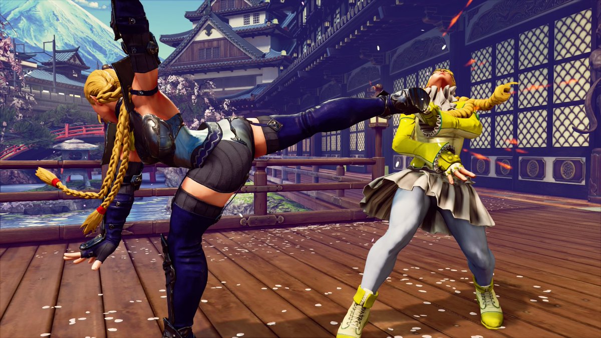 StreetFighter's tweet image. Turn Cammy's "Spiral Arrows" into "Sliding Arrows" with this Blair crossover costume from FIGHTING EX LAYER! 

Earn this costume in Extra Battle starting Nov 17!