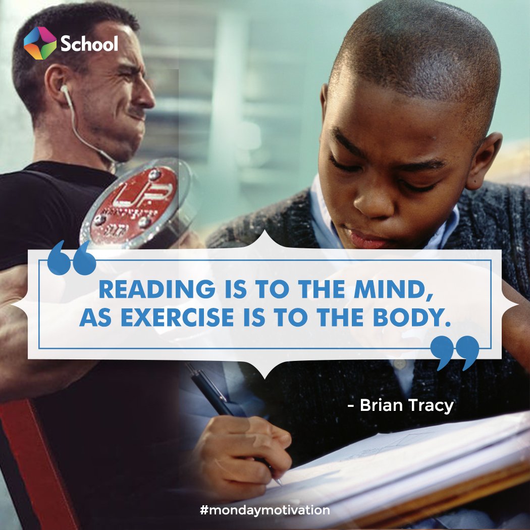STTVSchool's tweet photo. “Reading is to the mind, as exercise is to the body.” – Brian Tracy
.
.
.

#mondaymotivation #reading #learning #homeschool #education #elearning #tvschool #sttvschool https://t.co/S3ufx00p9q