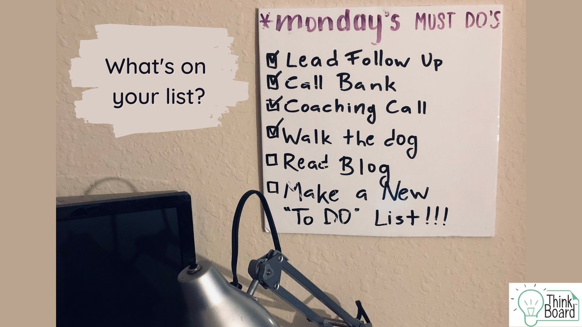 thinkboard's tweet photo. It's Monday! Have a list of must-dos? Write them on your #ThinkBoard!
#MondayMotivation #startup #whiteboard #SmallBusiness #homeoffice https://t.co/n89d0vMEjo